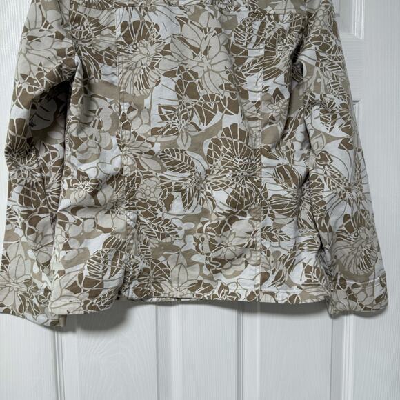 Addition by Chico's Women's Floral Button Front Jacket Size 1 - Picture 11 of 11